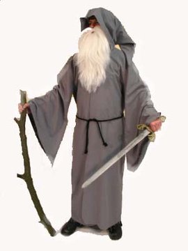 Druide Zauberer Hexer Zwerg Kobold Magier Kostüm