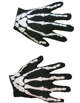 Skeletthandschuhe Skelett Geist Halloween Karneval Handschuhe