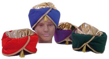 Turban Orient Scheich Kalif Mütze  König Karneval Fasching