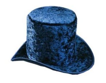 Samtzylinder Zylinder Hut Karneval Fasching