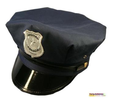 Offizer Polizeimütze Polizei Polizist Karneval Fasching