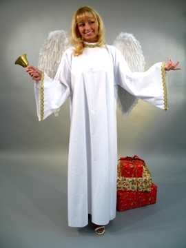 Weißes Engelsgewand Engel Weihnachten Christkind Kostüm