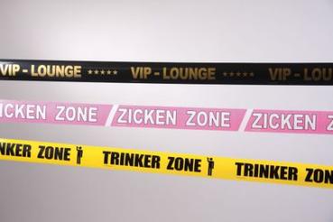 Partyband Absperrung Dekoration Party 6 Meter