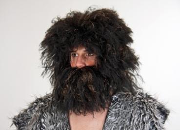 Neandertaler Perücke Steinzeitmensch Karneval