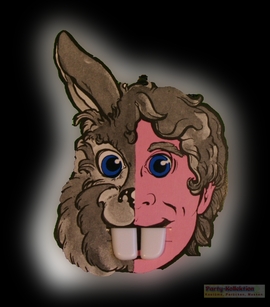 Hasenzähne Hase Zähne Ostern Karneval Fasching