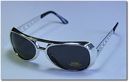 silberne Retro Brille 70er Jahre Karneval Schlagerparty