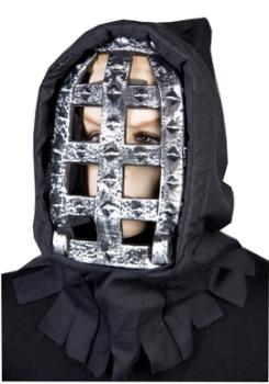 Gitter Maske mit Kapuze Halloween Rollenspiel