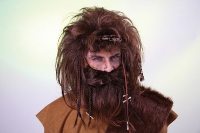 Wikinger Bart und Perücke Seefahrer