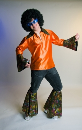 Hippie Hemd 70er Jahre Retrostyle Flower Power