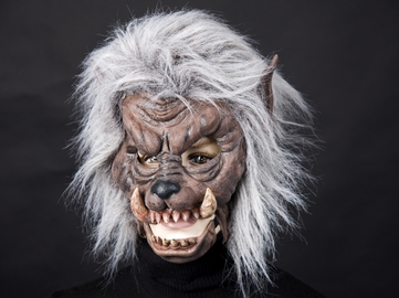 Werwolfmaske Werwolf Wolf Maske Kind Halloween Karneval