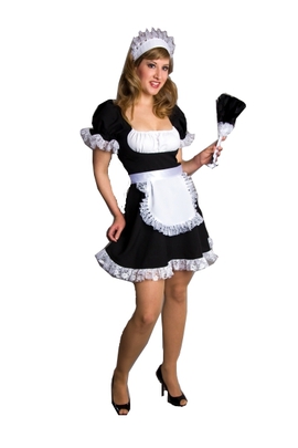 Stubenmädchen Zimmermädchen Kostüm Kleid Halloween Karneval