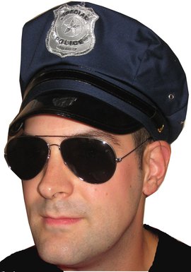 Pilotenbrille Cop Offizer Brille 80er Jahre retro