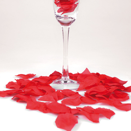 144 rote Rosenblätter Blütenblätter Dekoration Hochzeit Tischdek