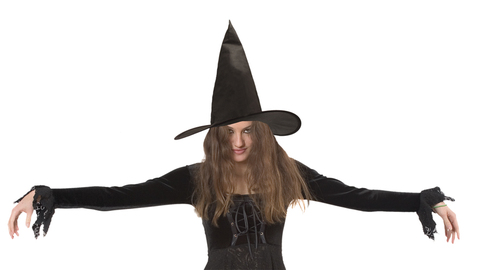 schwarzer Hexenhut  Damengröße Hexe Halloween