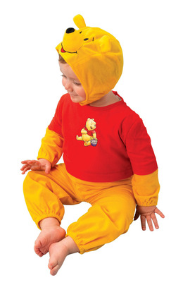 Winnie the Pooh Kostüm mit Kapuze 2-3 Jahre Karneval