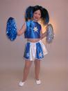 Cheerleader Kostüm Kinder Karneval Cheerleading