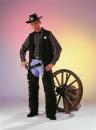 Cowboy Chaps + Weste Westen Sheriff Karneval Fasching