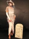 Gräfin Vampirin Geist Kostüm Halloween Karneval Fasching