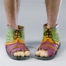 Vagabunden Schuhe Clown Karneval Fasching