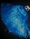 blauer Pompon Tanzwedel Puschl Cheerleader Cheerleading