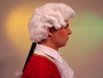 Rokoko Barock Karneval Mozart Perücke LARP Major Garde