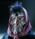 Hexe Oma Maske Karneval Fasching Halloween