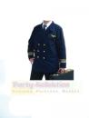 Fliegerjacke Pilot Uniform Karneval Fasching Kapitän