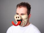 Schwein Maske Schweinsmaske Karneval Fasching Bauer