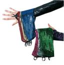 Charleston 20er Jahre Pailletten Handschuhe Show Revue