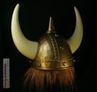Wikingerhelm mit Haaren Wikinger Helm Karneval