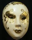 Maske Venezia mit Musiknoten Maskenball Karneval Fasching