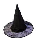 Hexenhut Hexe Hut Halloween Karneval Kinder Spinnenweben