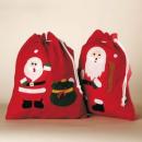 Rotes Säckchen Weihnachten Dekoration Füllsäckchen 24 cm x 28 cm