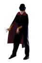Wende-Umhang rot/schwarz Vampir Halloween