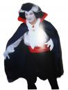Schwarzer Umhang Vampir Stehkragen Halloween Gr. L