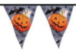 Kürbis Fledermaus Wimpelkette 4 Meter Halloween Party