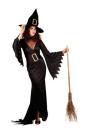 Hexenkleid mit goldener Schnalle Kostüm Halloween Party Gr. M