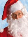 goldenfarbene Party Brille Nikolaus Weihnachtsmann Weihnachten S