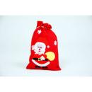 rotes Filzsäckchen Sack Nikolaussack Geschenke 17 x 24 cm