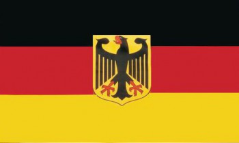 Deutschland Fahne Flagge mit Adler 90 x 150 cm Aussendeko