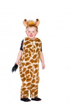 kleine Giraffe Overall und Hörner Gr. 92 Jungen Kinder Kostüm