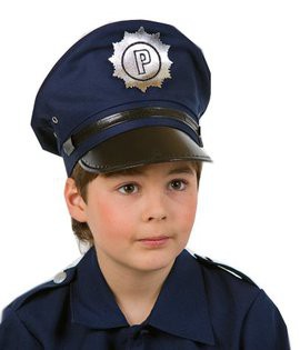 Polizeimütze Kinder Polizist Mütze Karneval Polizei