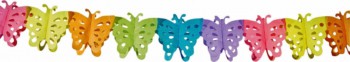 Girlande Schmetterling 4m  Party Deko Geburtstag Feier