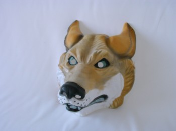 Wolf Maske Tiermaske Wolfsmaske Halloween Karneval Fasching
