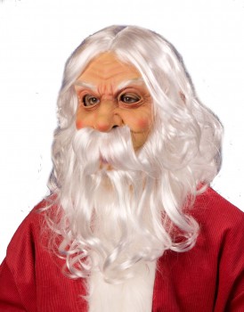 Nikolausmaske Nikolaus Maske Latexmaske Weihnachtsmann Weihnachten
