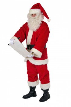 Santa Nikolaus amerikanischer Stil Weihnachtsmann Weihnachten Kostüm