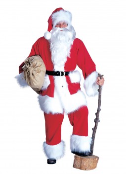 Kordanzug Weihnachtsmann Anzug Nikolaus Weihnachten 4 teilig