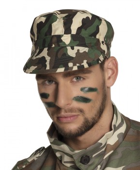 Tarnmütze Gr. 57 Soldat Uniform Armee Mütze Camouflage Militär