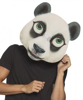 überdimensionale Pandamaske Pandabär Maske Tiere Kostüm Karneval