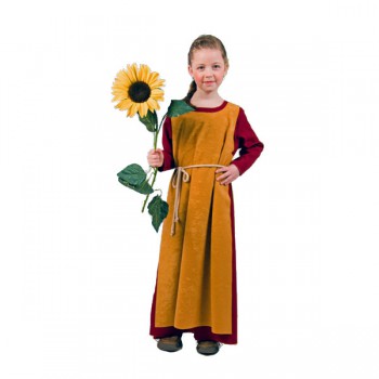 Gr. 140/152 Wikinger Kostüm Mädchen Kinder Wikingerkostüm Magd Maria